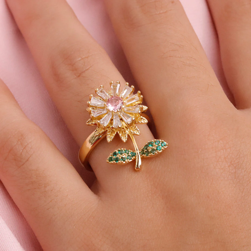 Set Margaritas Collar y Anillo galeria 3